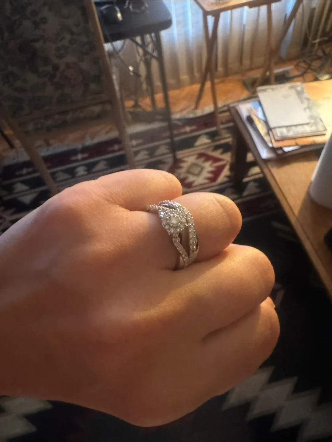 Diamond Wedding Ring Set