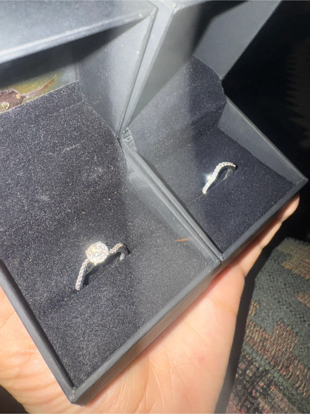 Diamond Wedding Ring Set - photo 5
