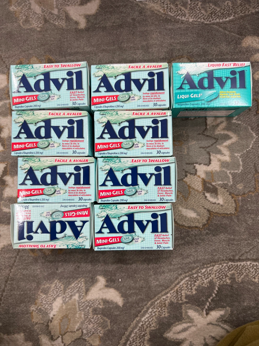 Advil Mini-Gels 200mg (Multiple Boxes)