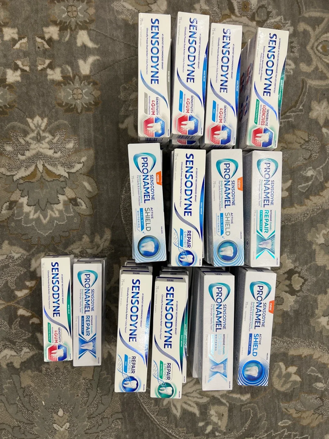 Sensodyne & Pronamel Toothpaste Lot - 75ml Tubes