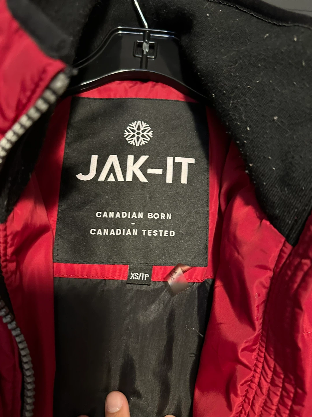 JAK-IT Red Puffer Jacket - Size XS - photo 3