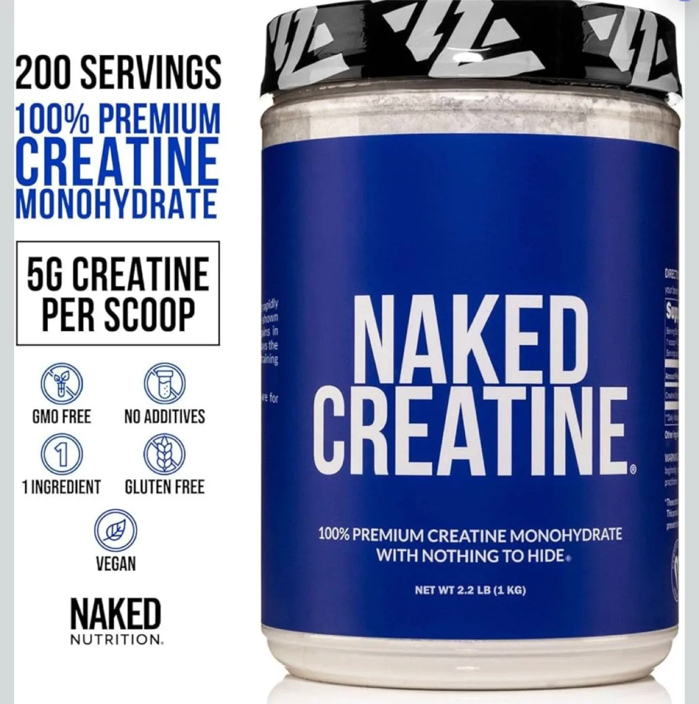 *New* 1kg Naked Creatine & Greens