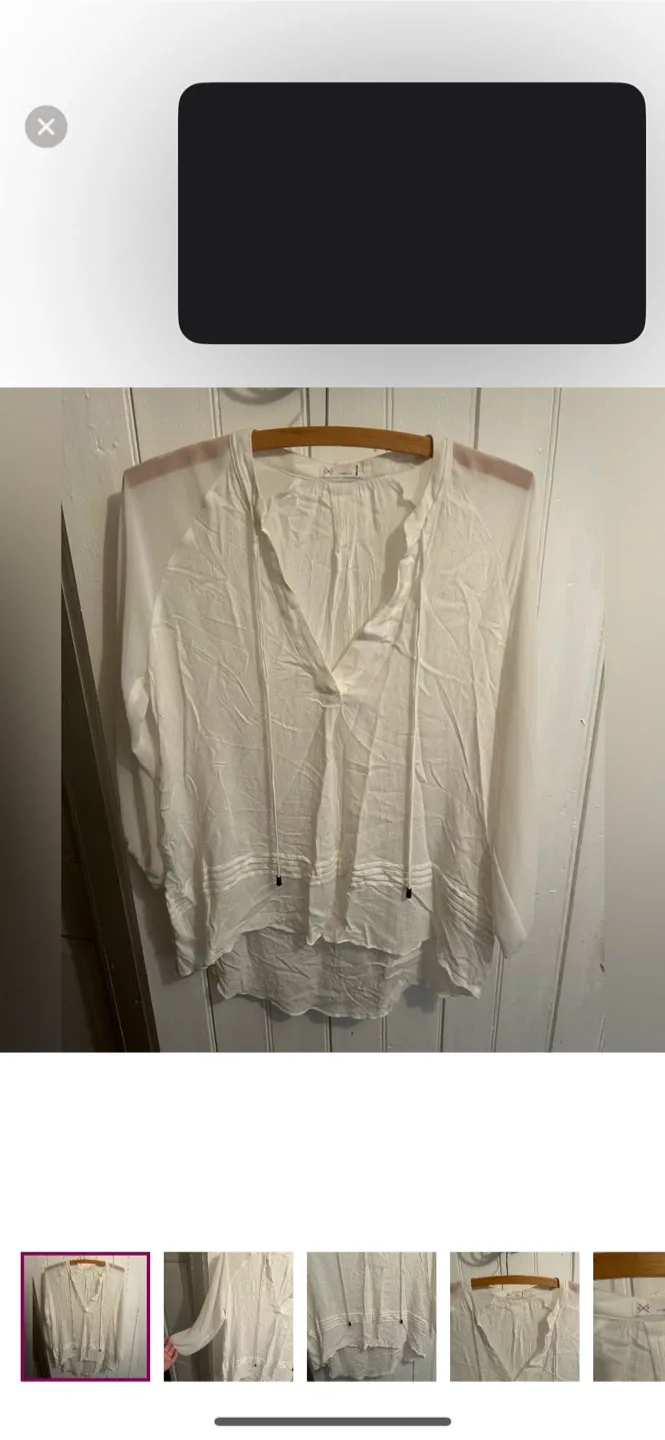 Gentle fawn White Blouse - XS