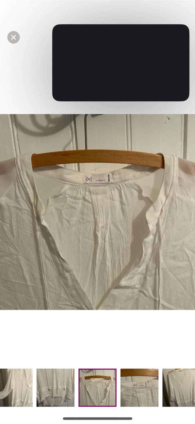 Gentle fawn White Blouse - XS - photo 4