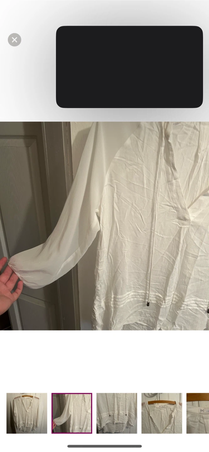 Gentle fawn White Blouse - XS - photo 2