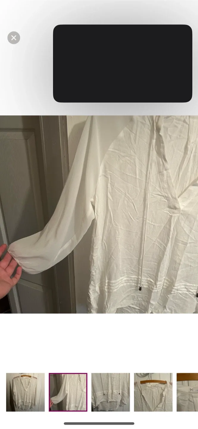 Gentle fawn White Blouse - XS image indicator(2)