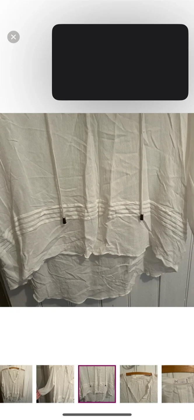 Gentle fawn White Blouse - XS image indicator(3)