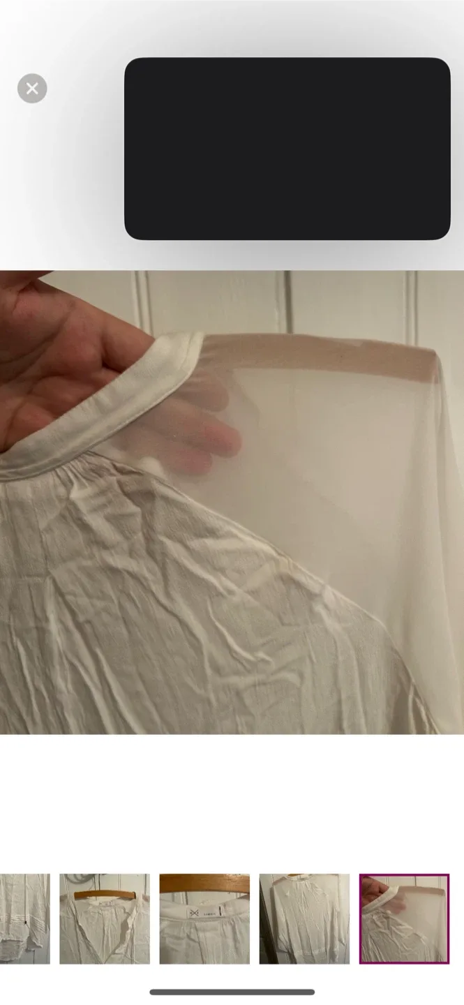 Gentle fawn White Blouse - XS image indicator(7)