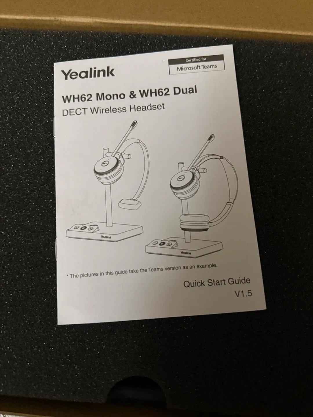 Yealink WH66 Dual Teams DECT Wireless Headset image indicator(5)