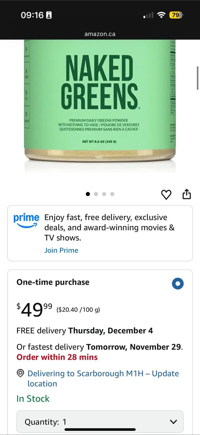 *New* Naked Greens Superfood + 1kg Creatine image indicator(2)