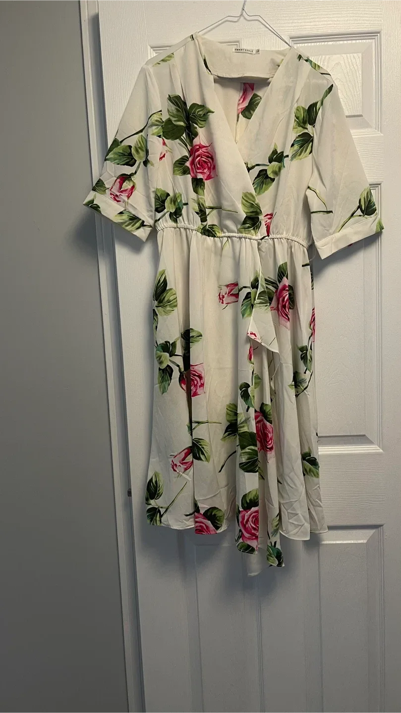 Smart Style Floral Dress - Size L