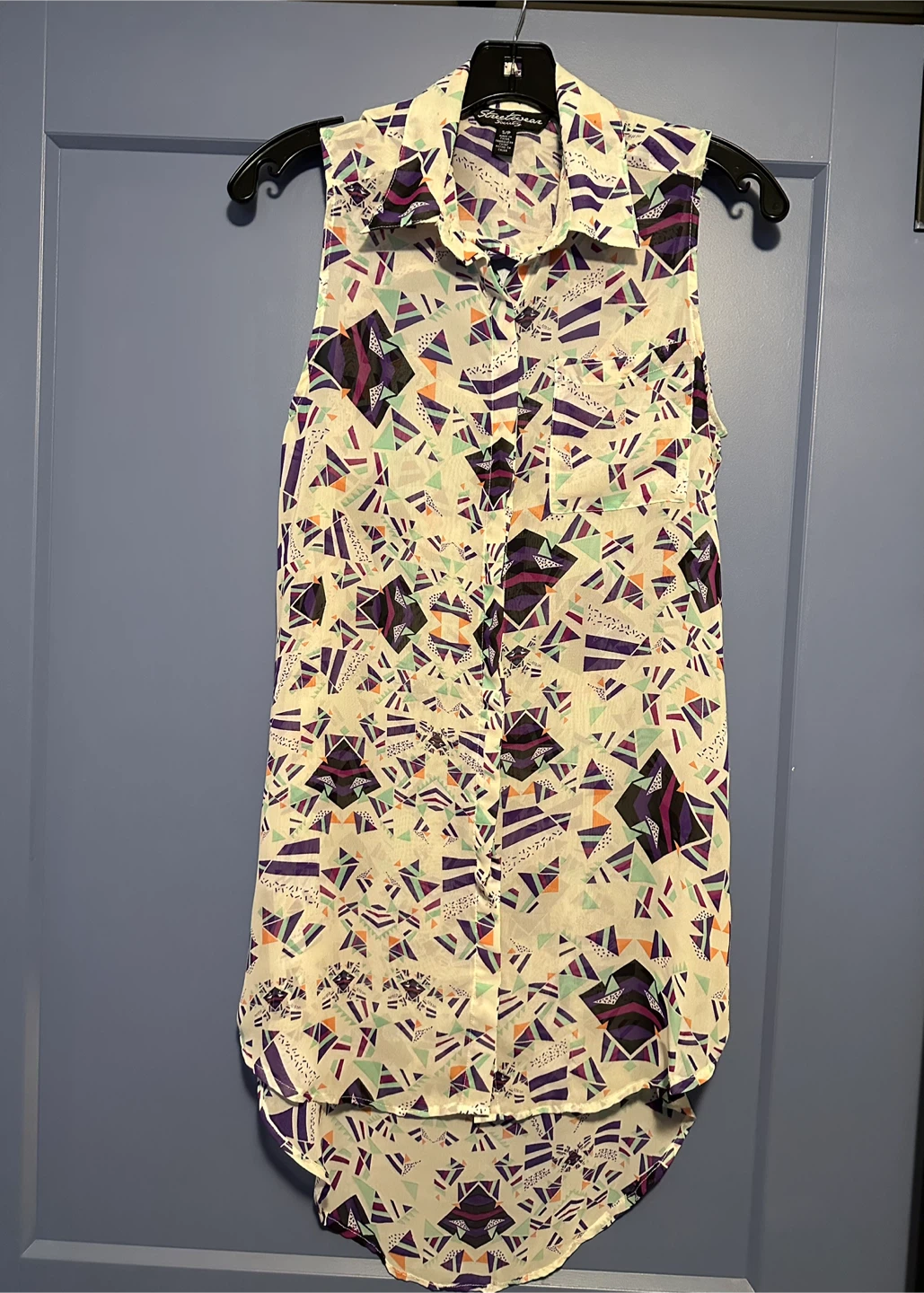 Streetwear Society Sleeveless Blouse - Size S