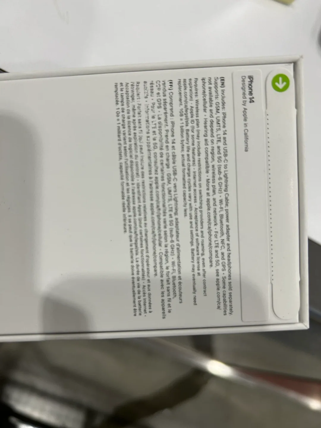 New iPhone 14 - 128GB image indicator(3)