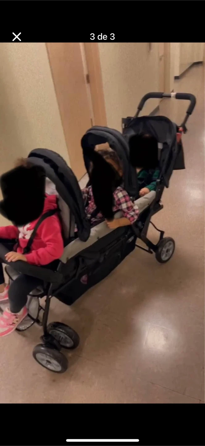 Gaggle Compass Triple Stroller - Black