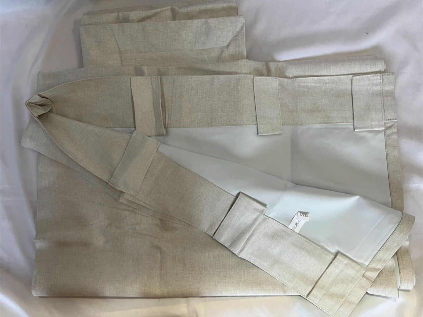 LAMIT 100% Blackout Linen Curtains, 63 Inch - photo 3