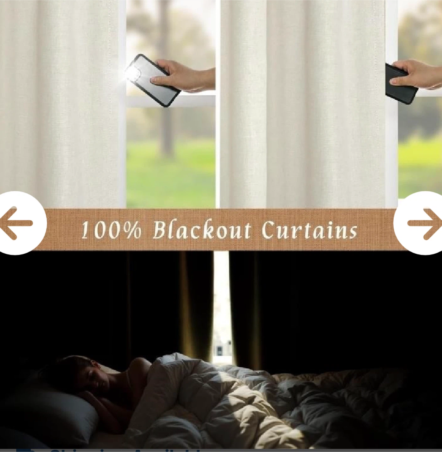 LAMIT 100% Blackout Linen Curtains, 63 Inch - photo 4
