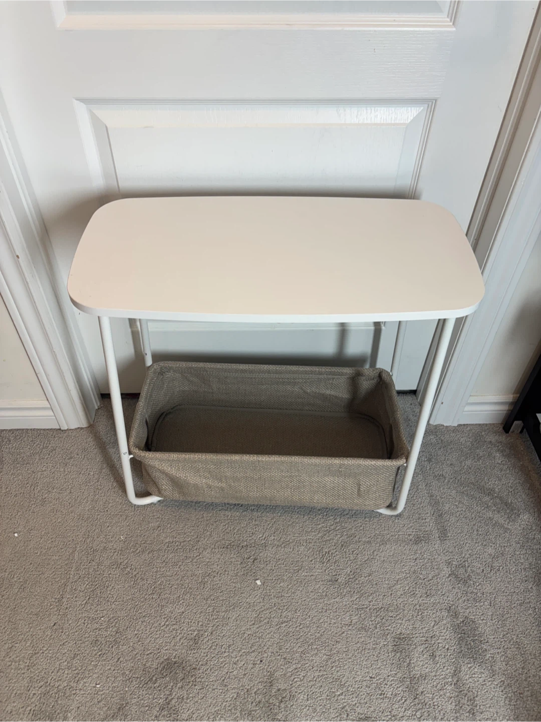 End Table - White & Camel Brown - photo 5