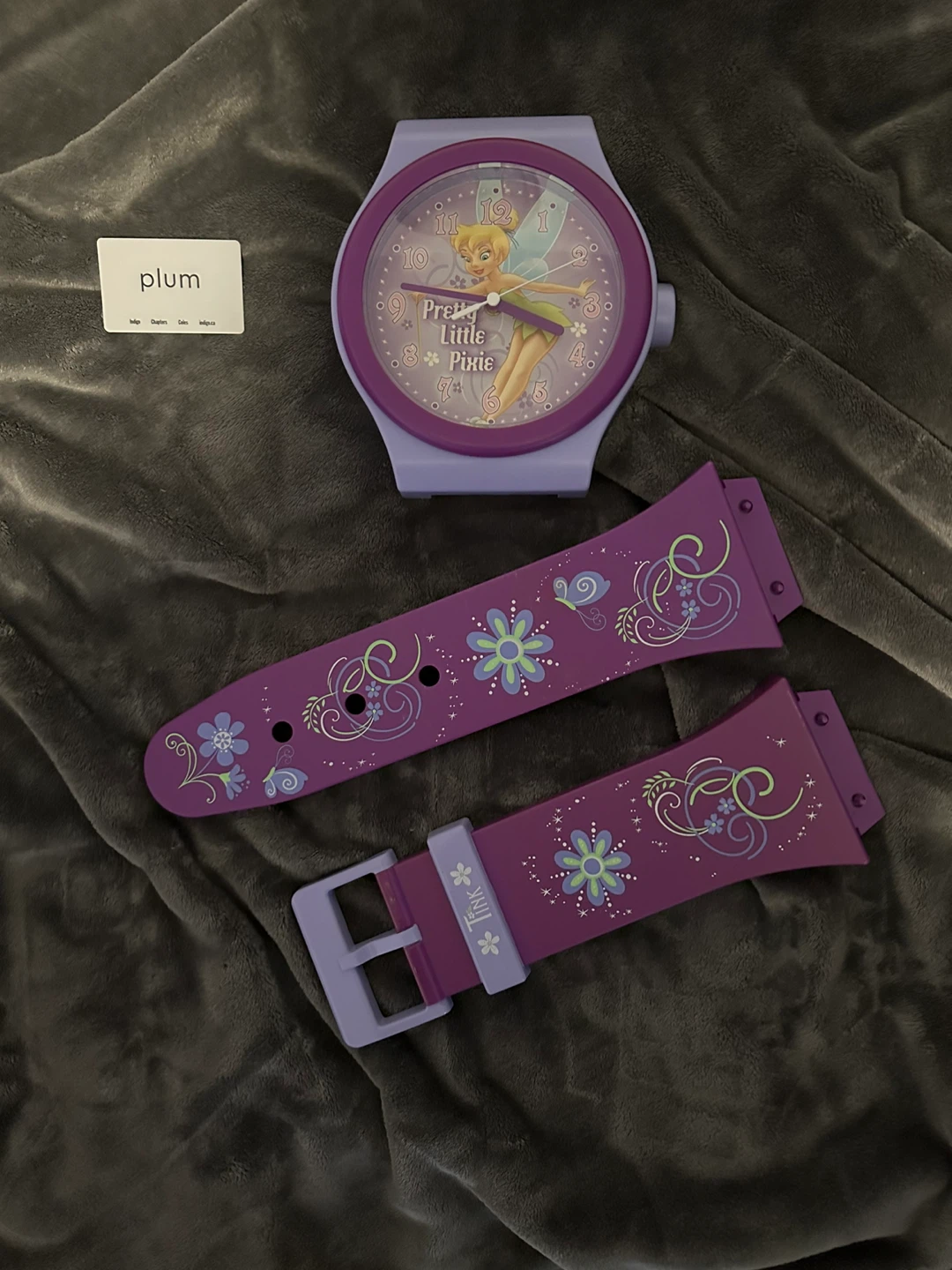 Disney Tinkerbell Kids' Watch clock - Purple - photo 3