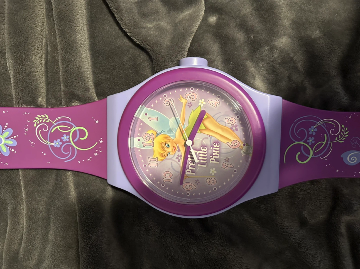 Disney Tinkerbell Kids' Watch clock - Purple