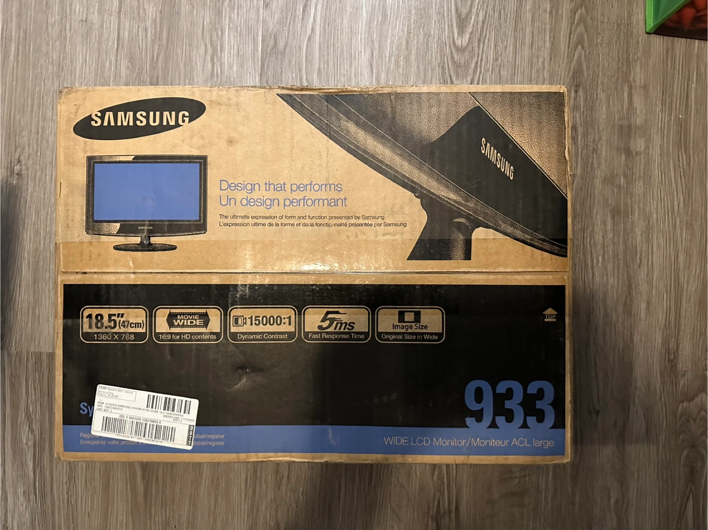 Samsung 933 18.5" LCD Monitor - Wide Screen