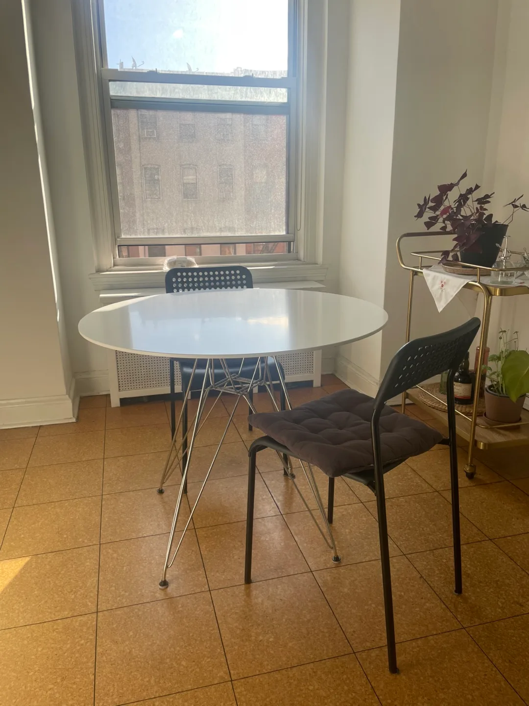 Eiffel style dining table