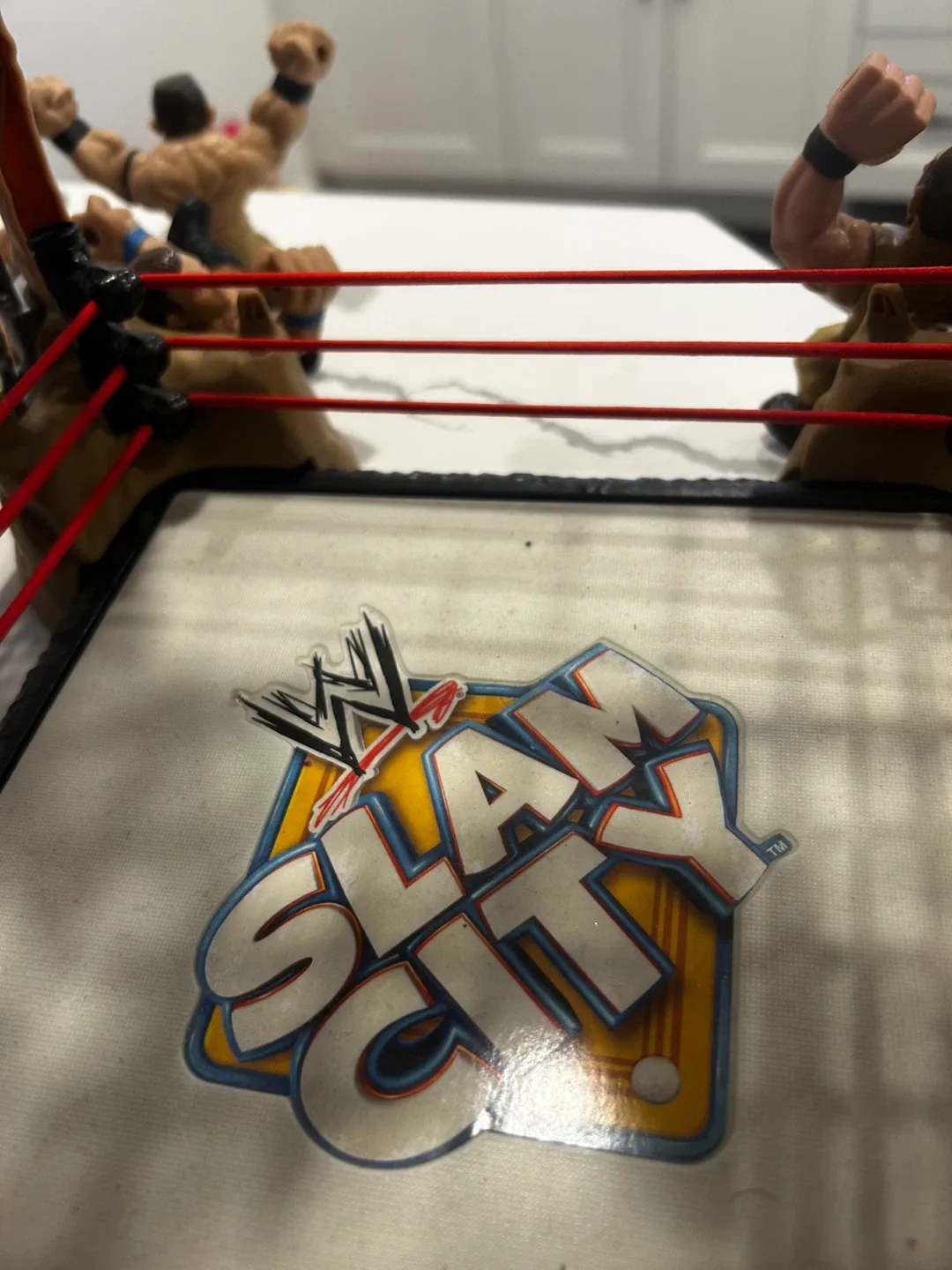 WWE Slam City Cage Playset with Figures image indicator(4)