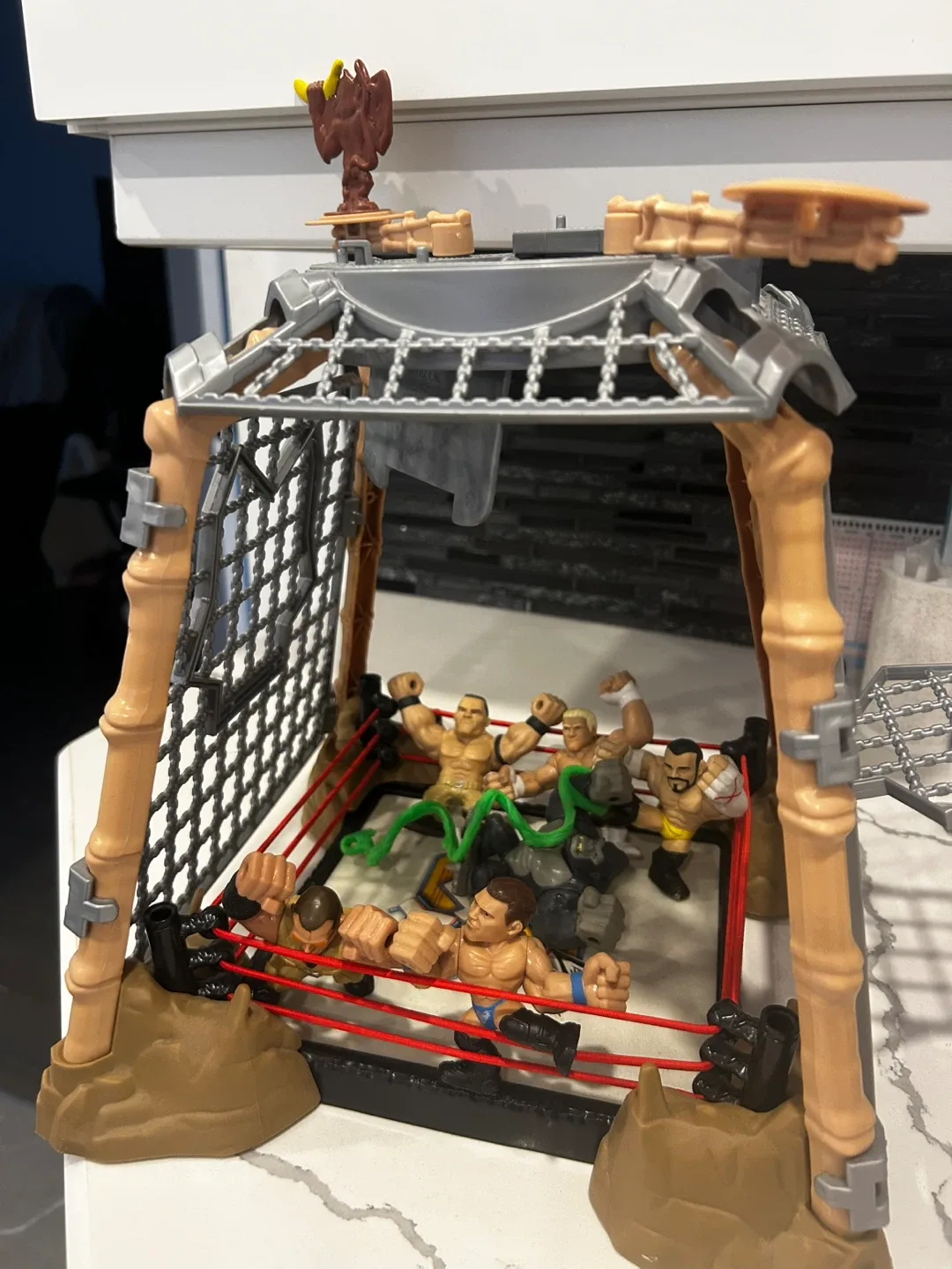 WWE Slam City Cage Playset with Figures image indicator(2)