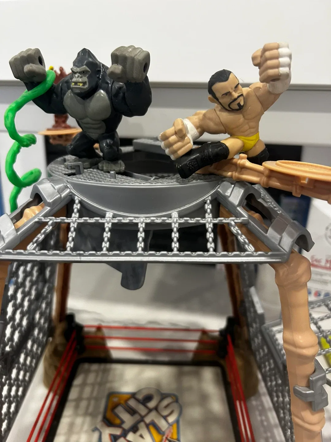 WWE Slam City Cage Playset with Figures image indicator(6)