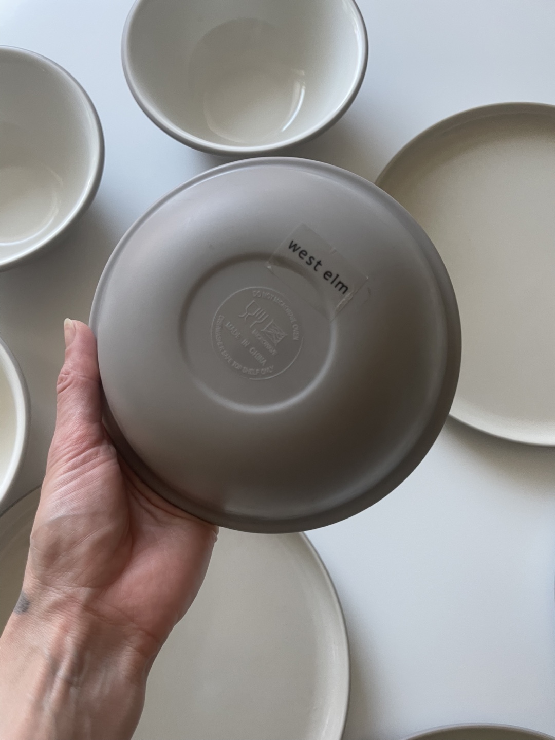 West Elm Melamine Dinner Plates (set of 4) and Bowls (set of 4) - photo 2