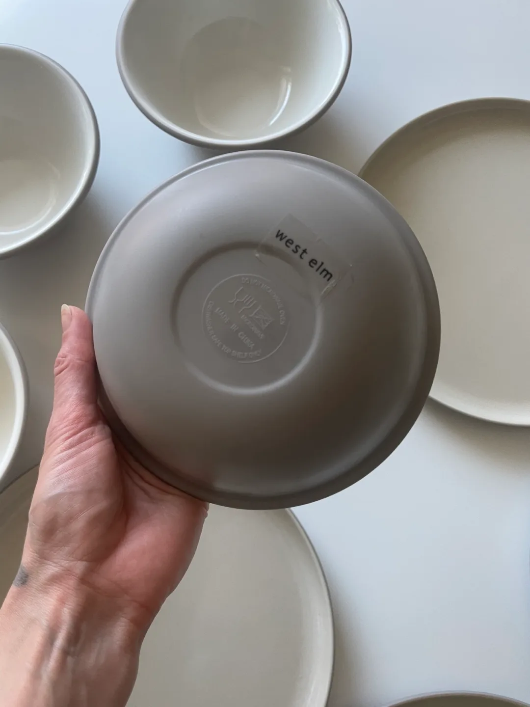 West Elm Melamine Dinner Plates (set of 4) and Bowls (set of 4) image indicator(2)