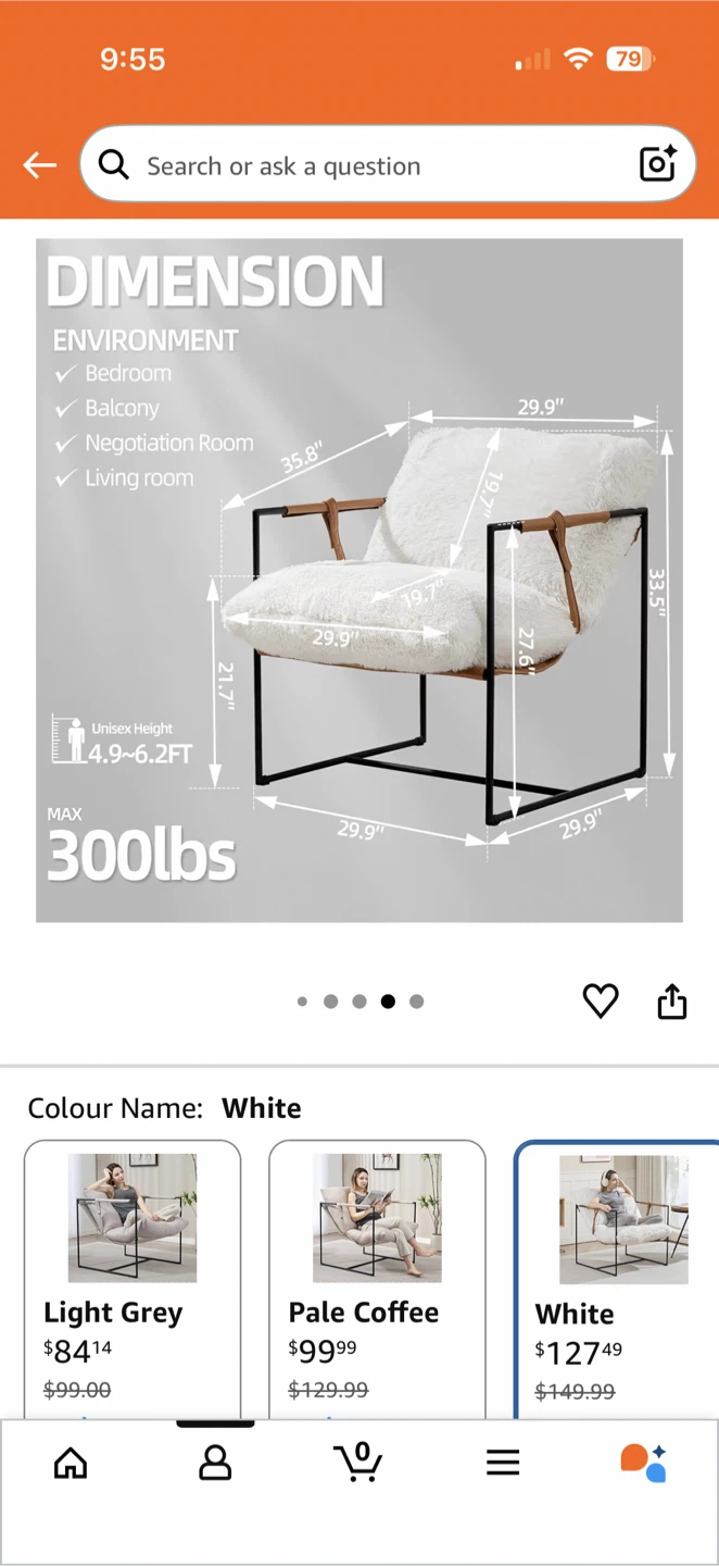 Moving Sale - Comfy Cozy Chair - photo 3