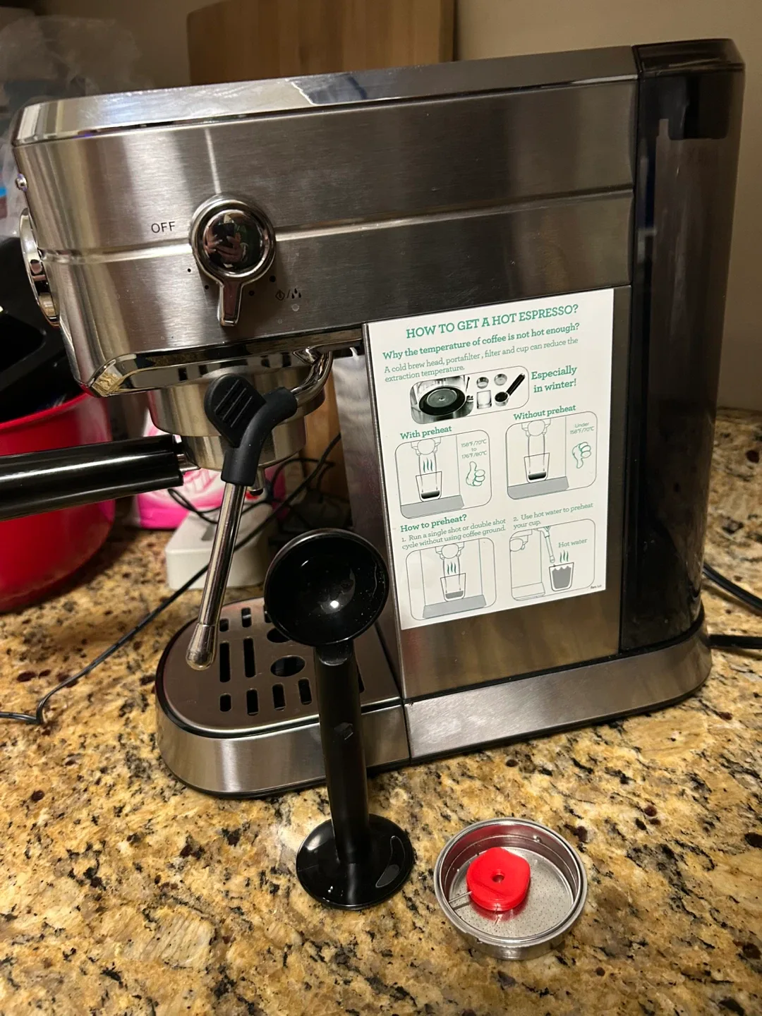 CASABREWS Espresso Coffee Machine image indicator(3)