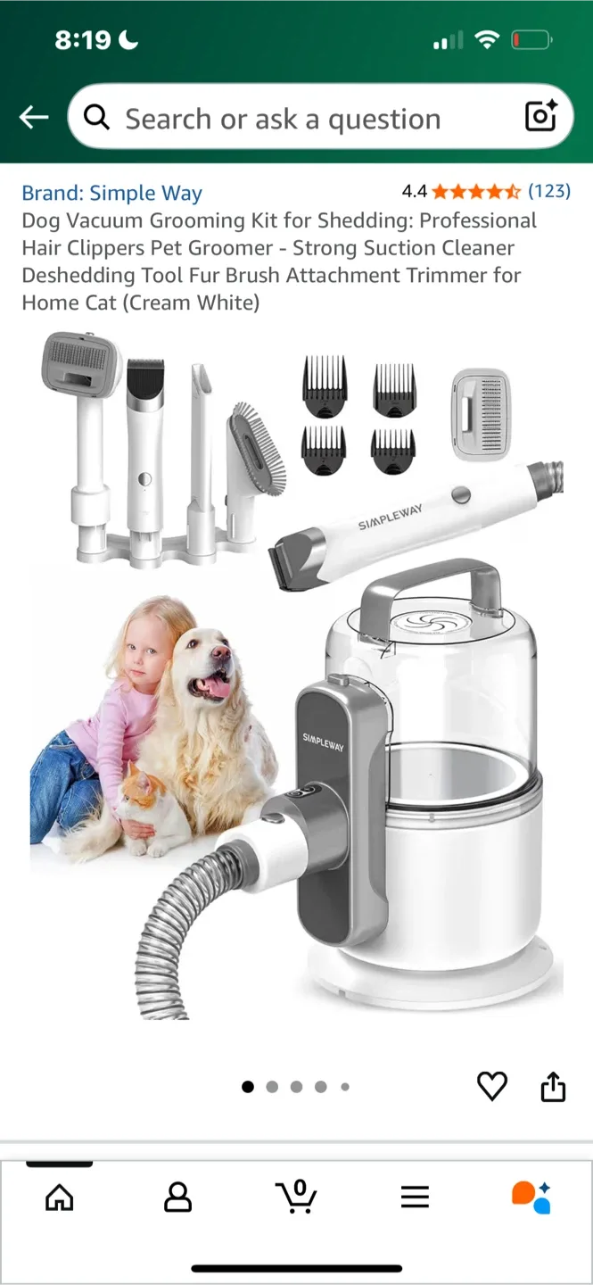Simple Way Pet Grooming Vacuum V10 - New in Box! image indicator(2)