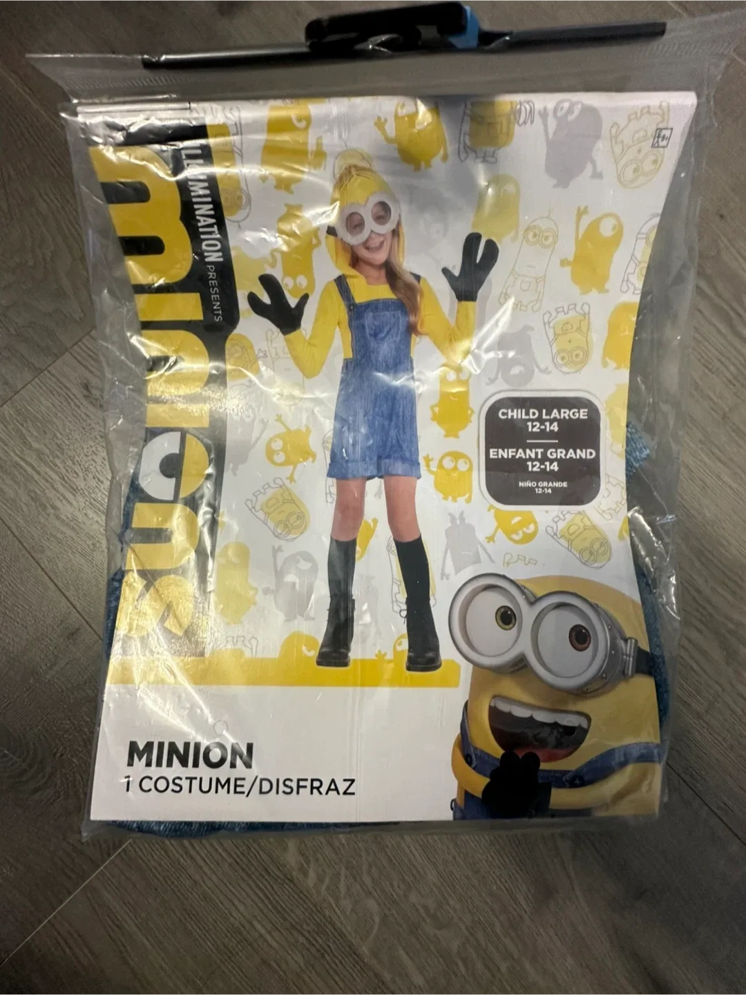 Minions Costume - Child Large (12-14)