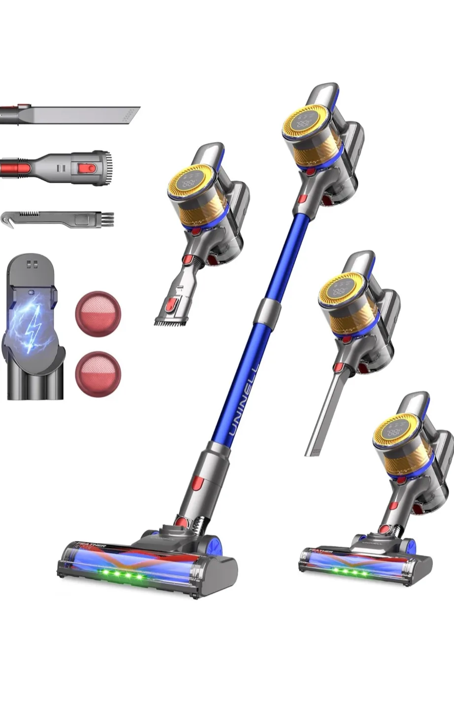 Brand New UNINELL HOME Cordless Vacuum Cleaner- 60-Min Battery