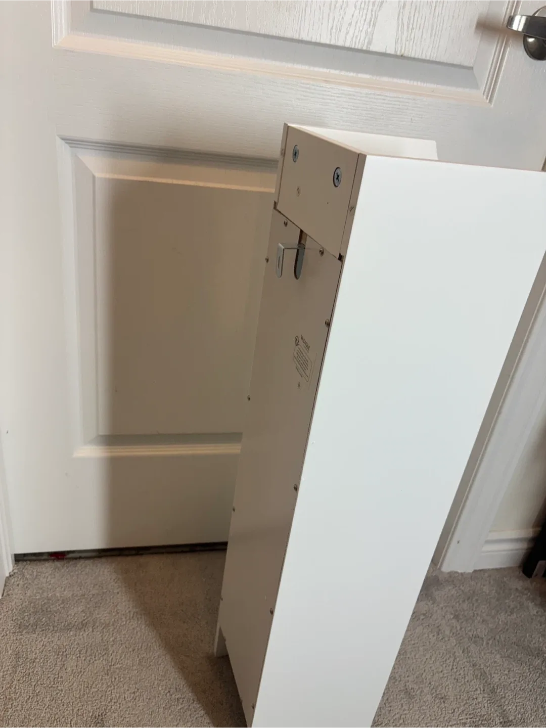 White Bathroom Storage Cabinet - Slim and Small Design image indicator(6)