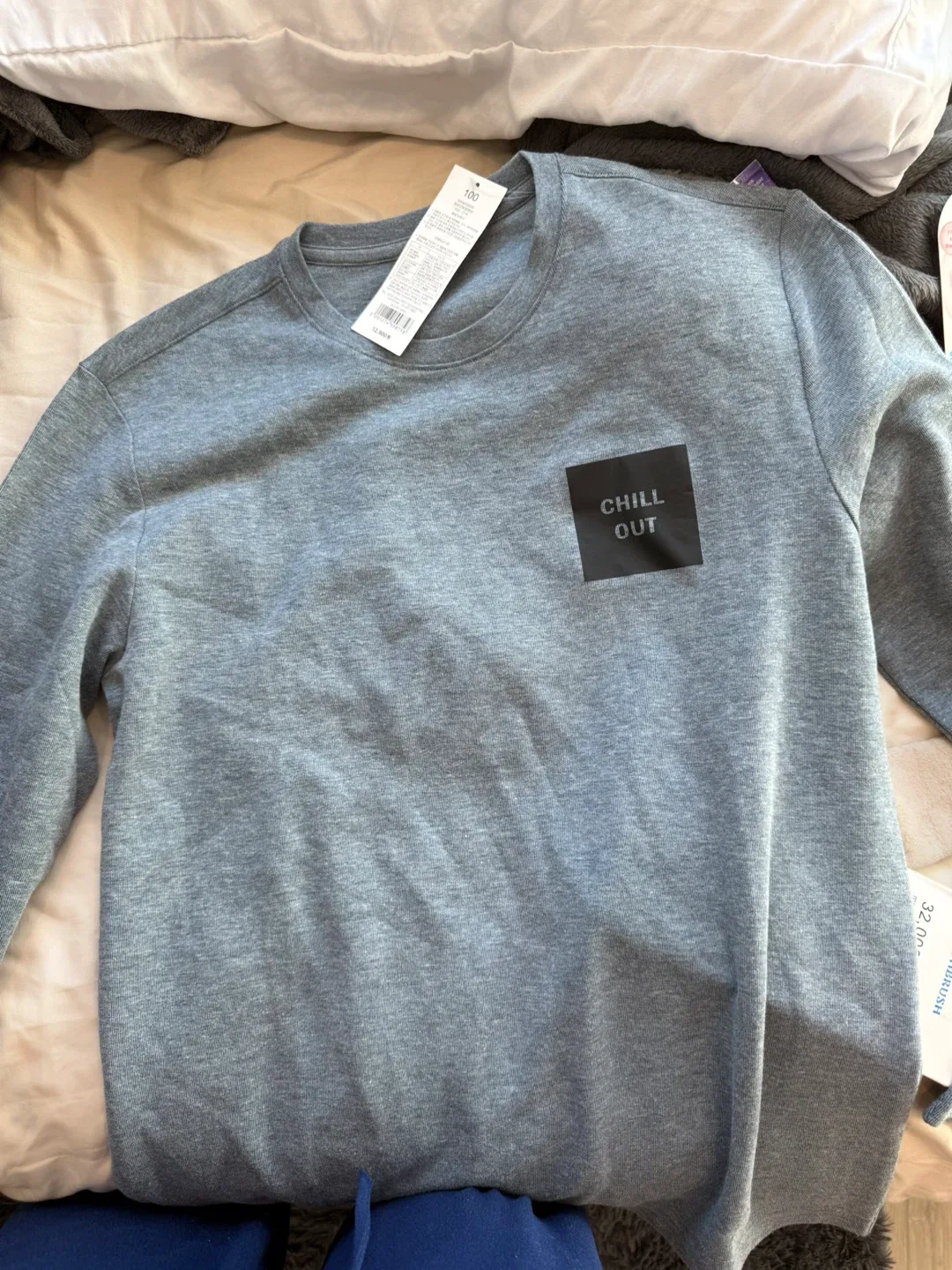 100% new F2F 100 Gray Sweatshirt - Chill Out