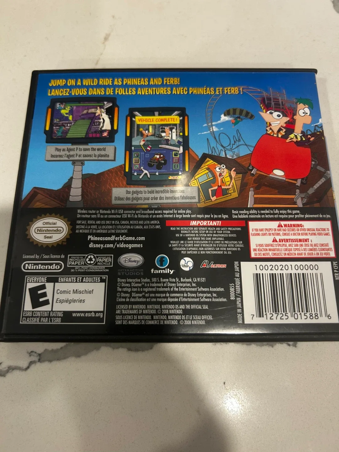 Phineas and Ferb Nintendo DS Game image indicator(2)