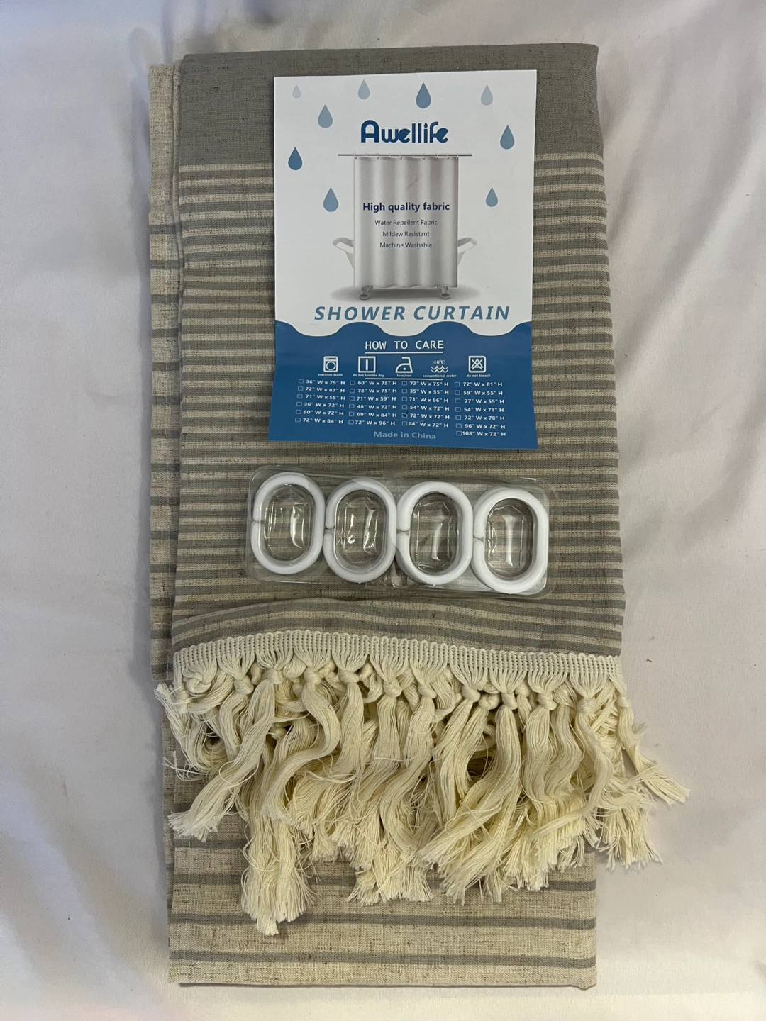 Awellife Farmhouse Shower Curtains for Bathroom - photo 2