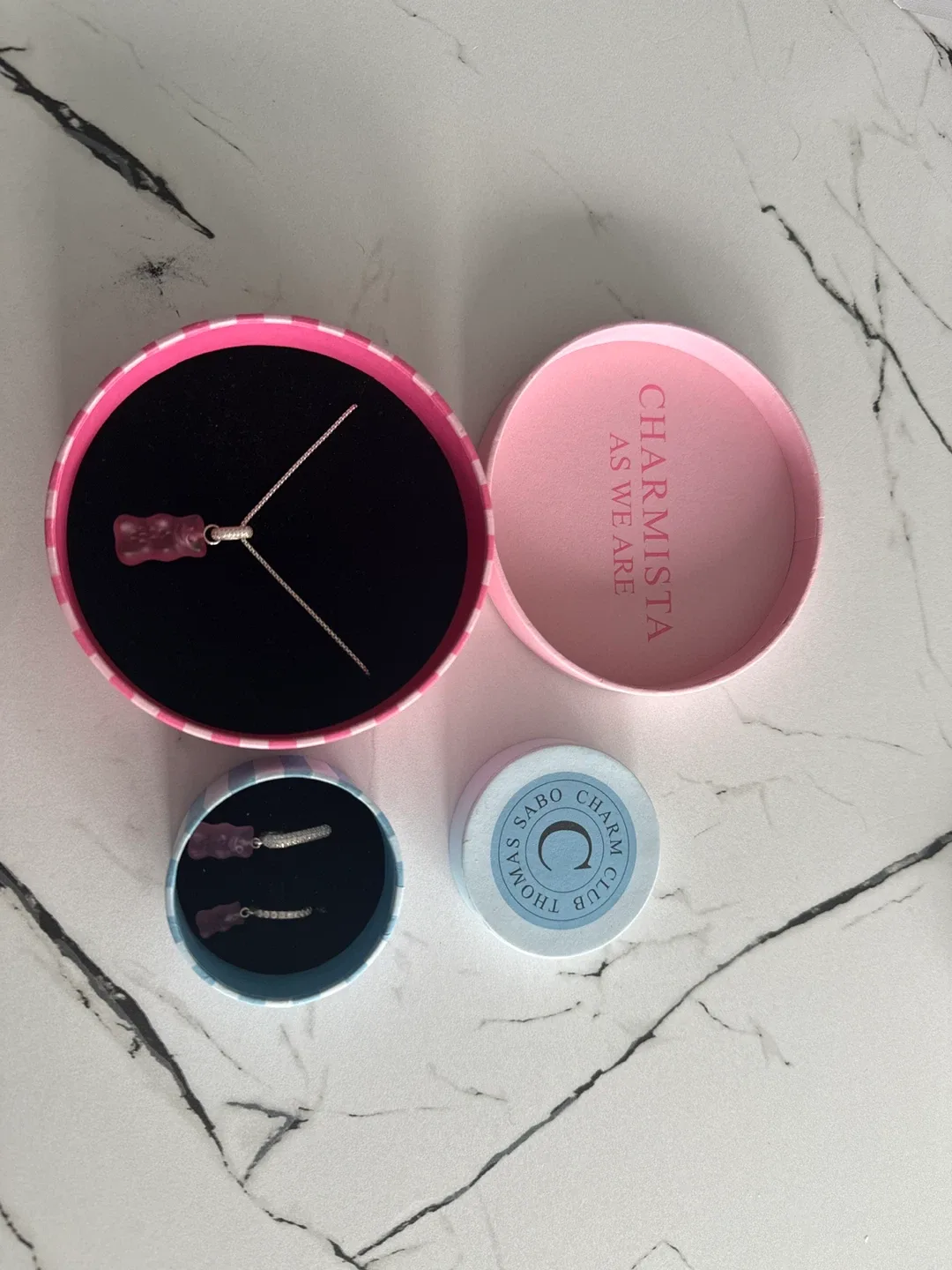 Thomas Sabo Charm Club Gummy Bear Necklace & Earrings