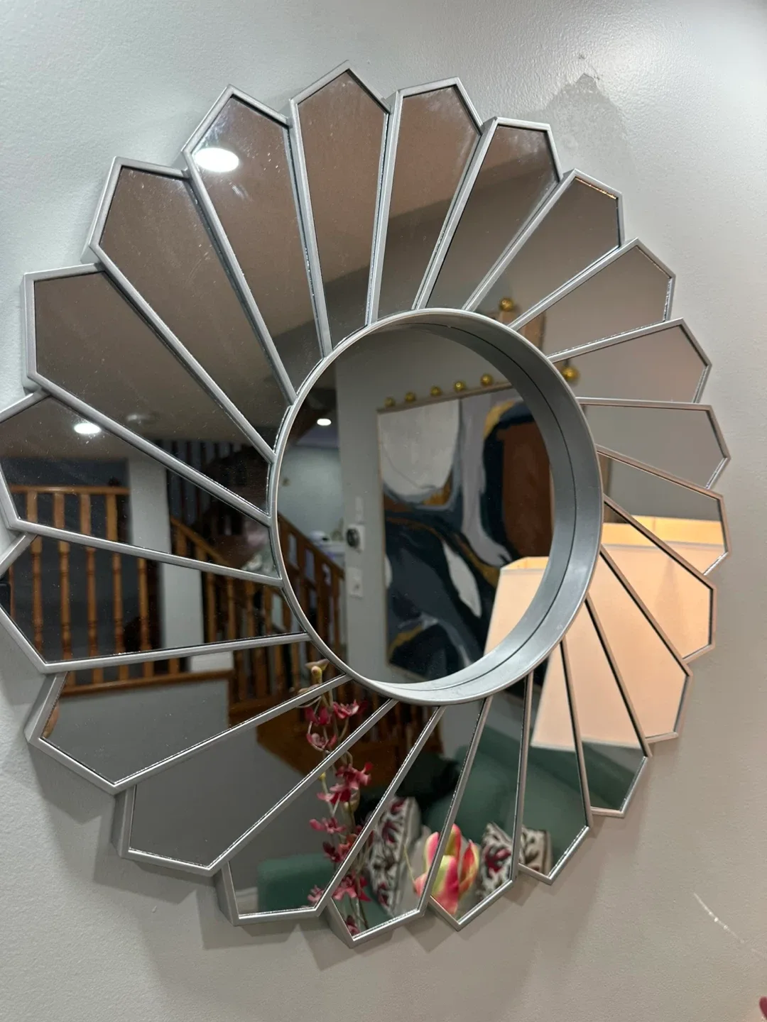 Wall glass decoration 25 inches approximately