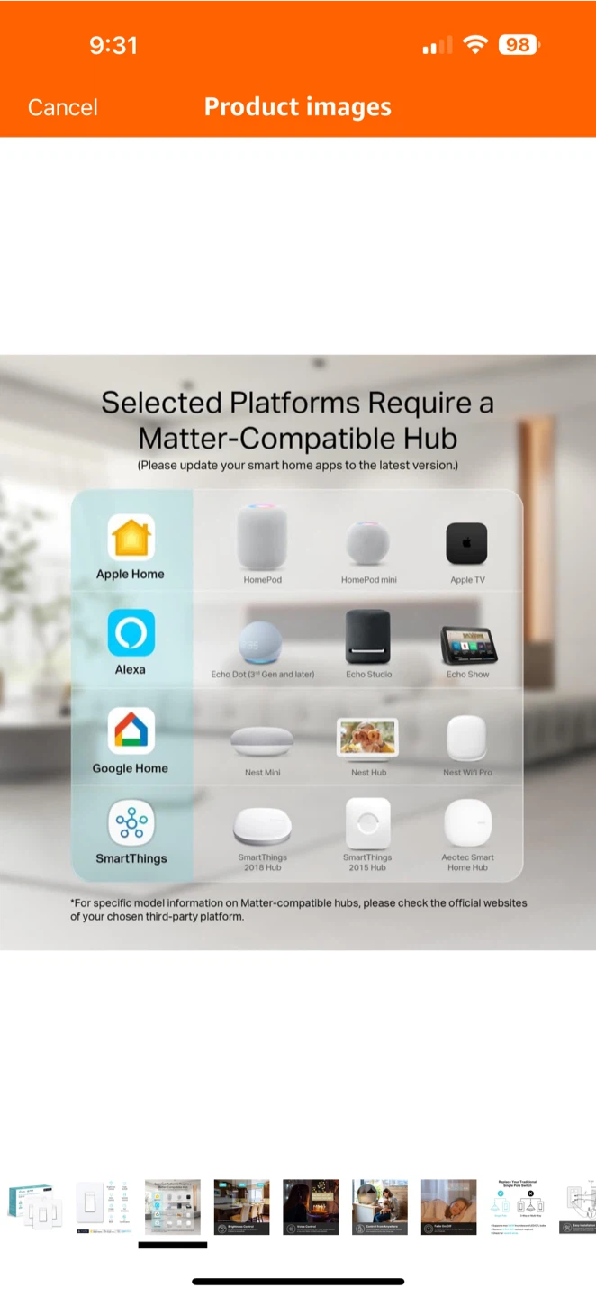 TP-Link Kasa Smart Wi-Fi Dimmer Switch 3-Pack - photo 3