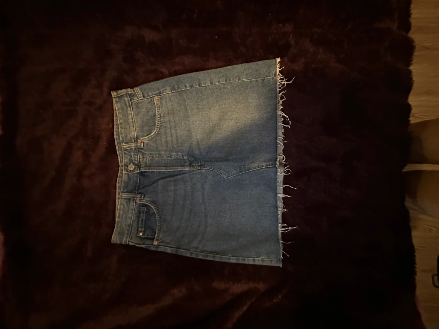Garage Denim  high wasted Mini Skirt size 10