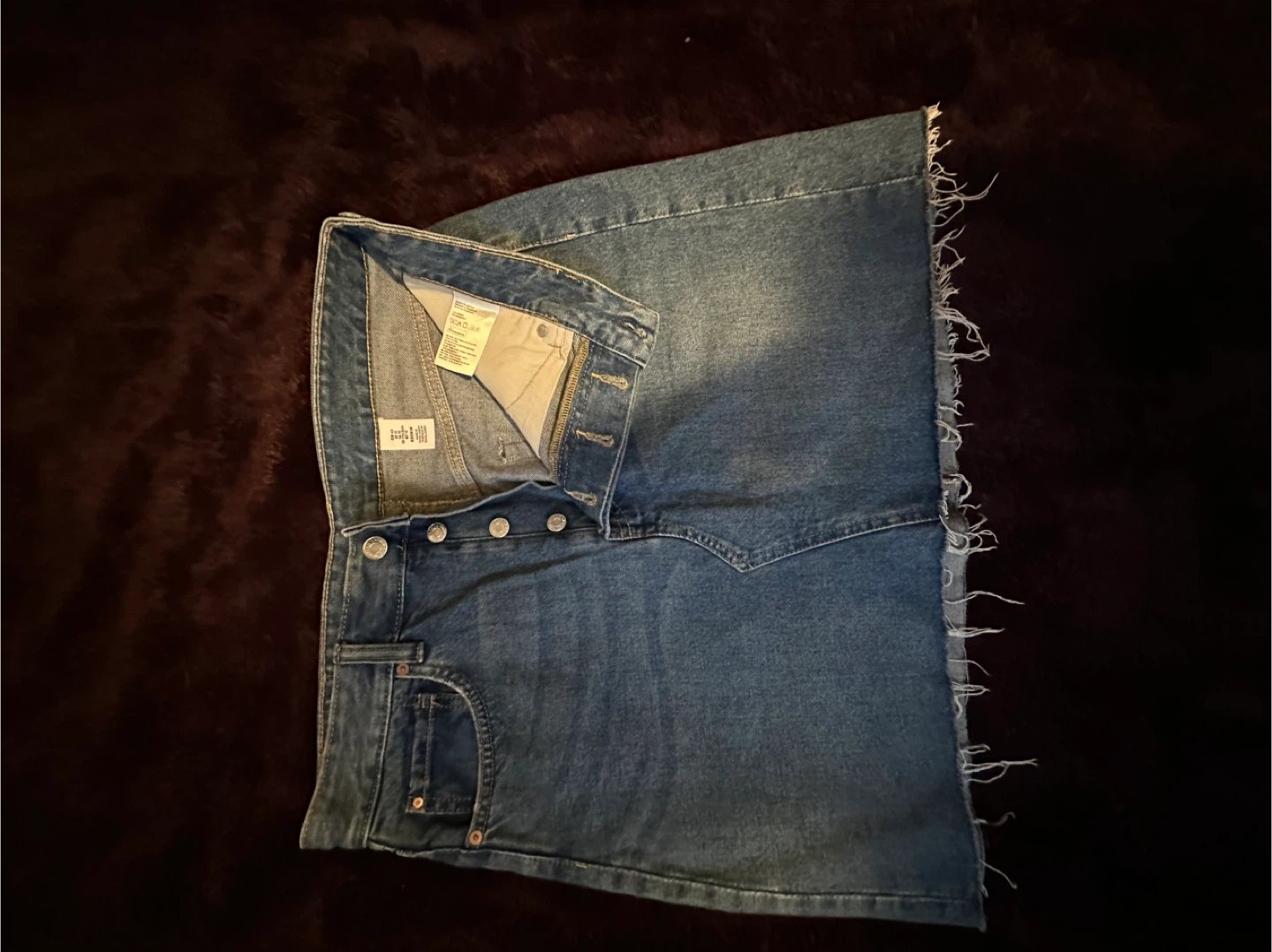 Garage Denim  high wasted Mini Skirt size 10 - photo 2
