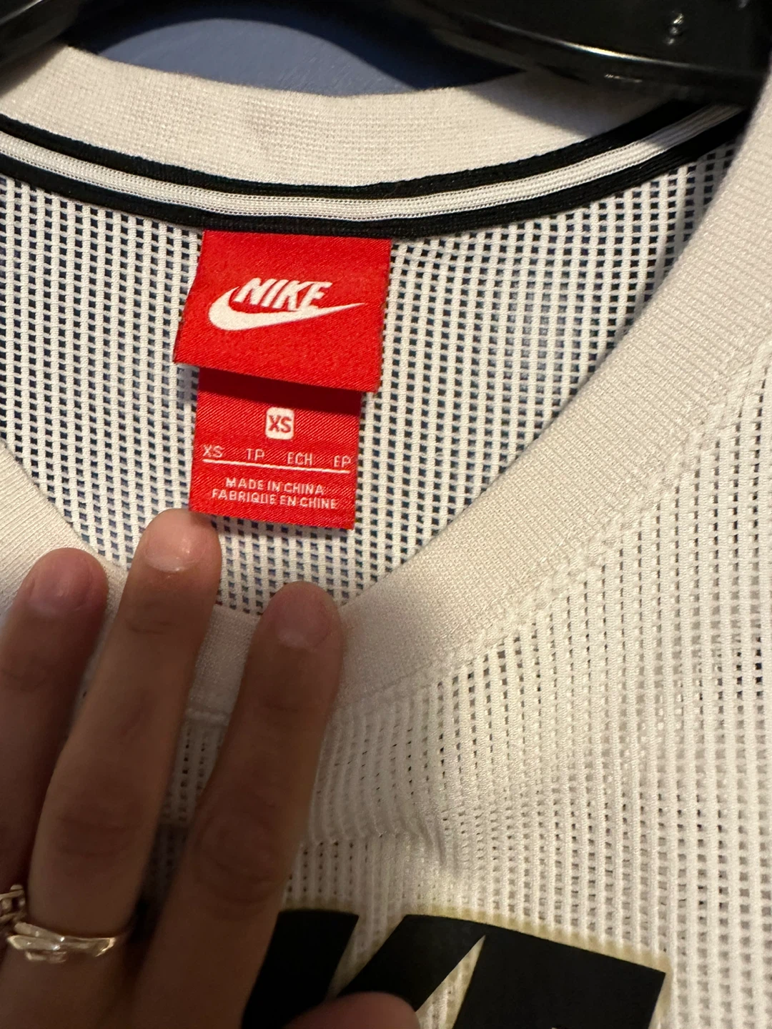Nike White Mesh jersey- Size XS - photo 2
