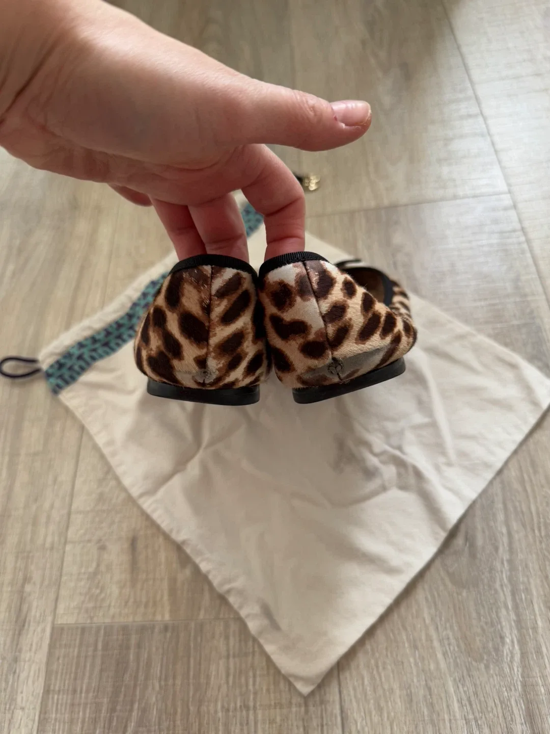 Tory Burch Ballet Flats - Leopard Print sz 7.5 image indicator(5)