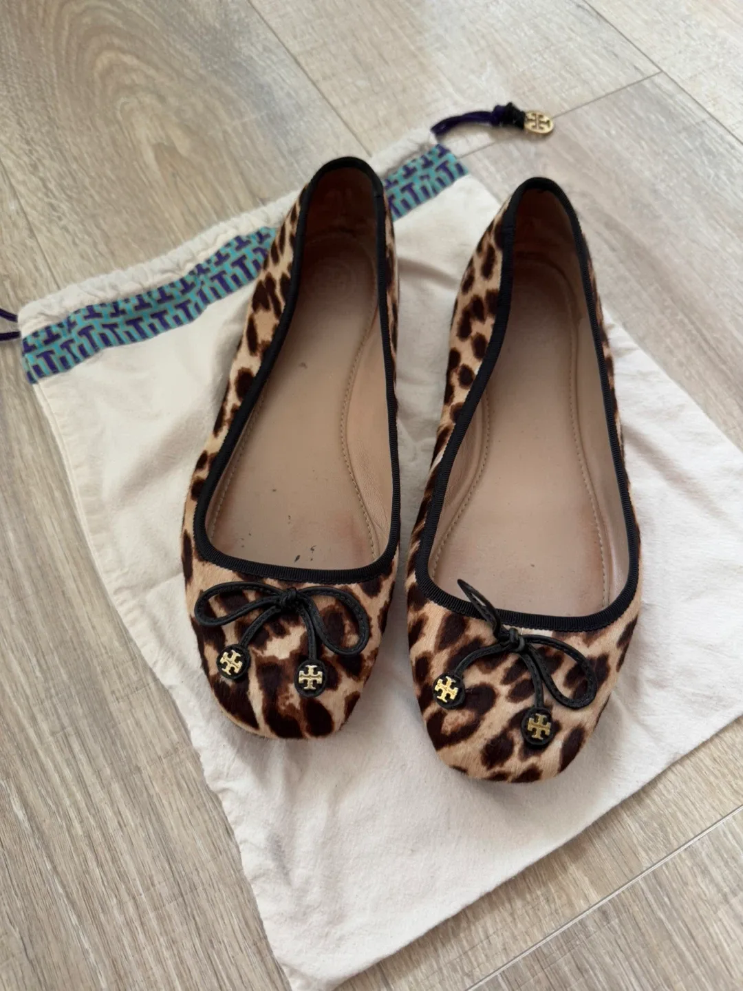 Tory Burch Ballet Flats - Leopard Print sz 7.5 image indicator(2)