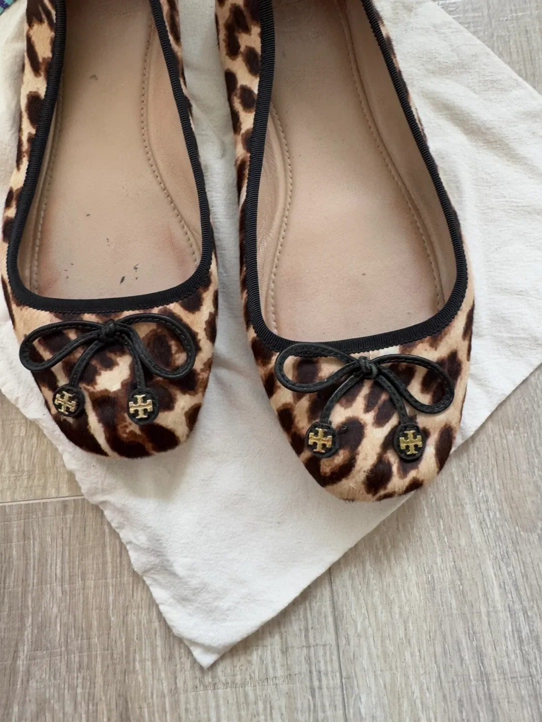 Tory Burch Ballet Flats - Leopard Print sz 7.5 image indicator(4)