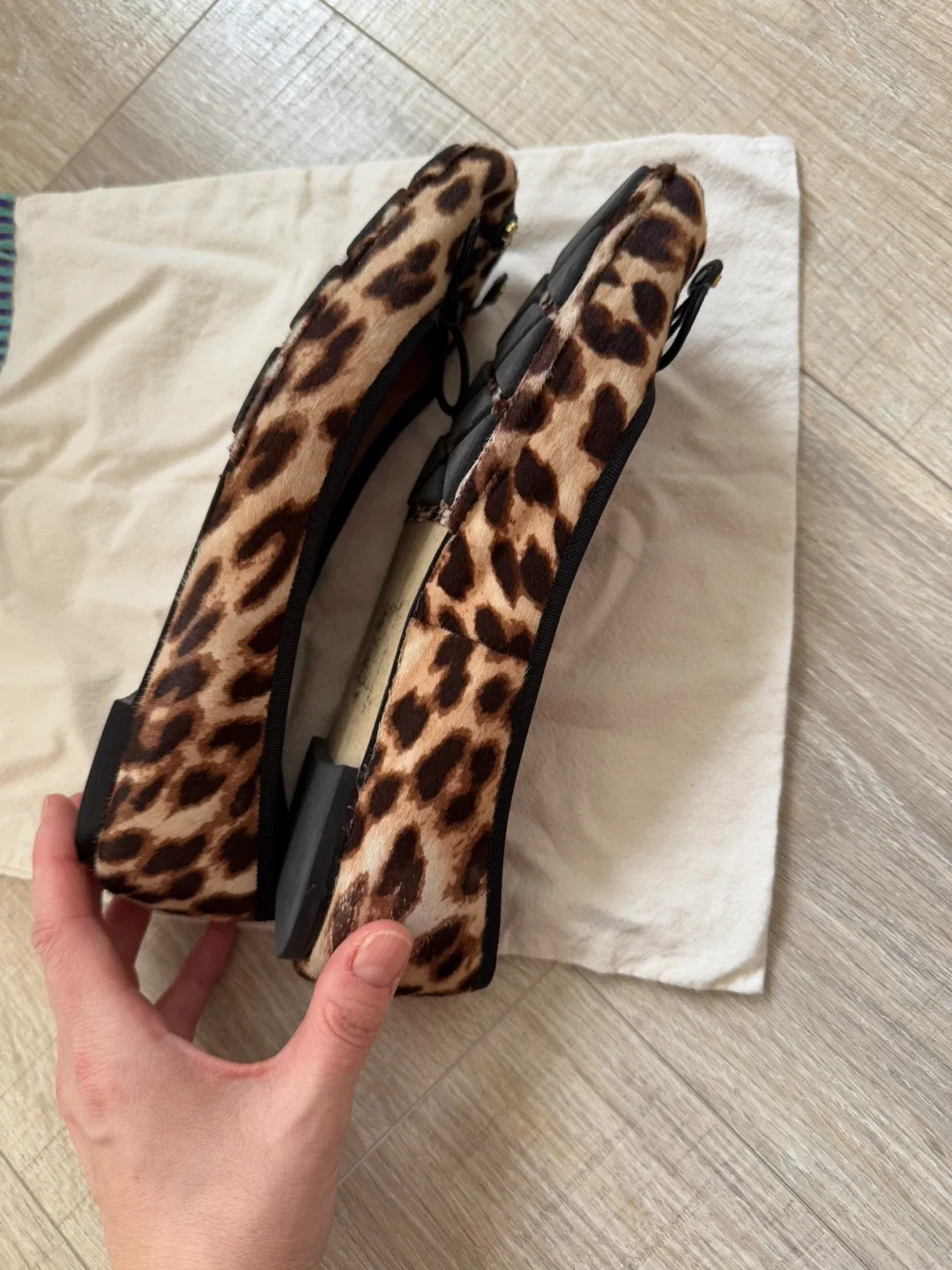 Tory Burch Ballet Flats - Leopard Print sz 7.5 image indicator(7)