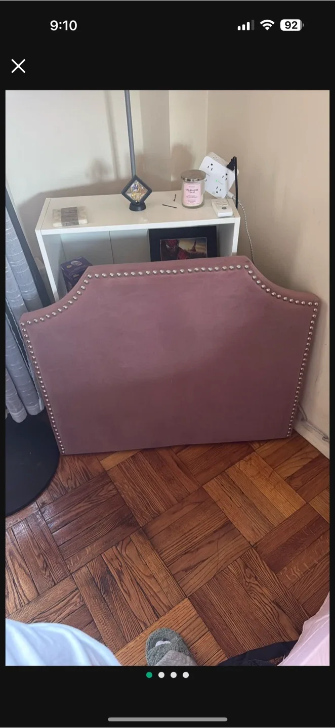 Pink Priscilla Dorm Headboard Twin/Twin XL